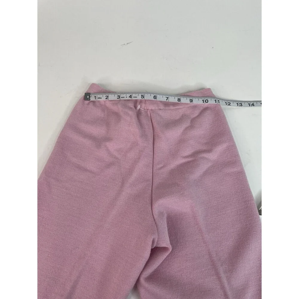 Vintage Adrienne Vittadini Sweat Pants, Medium, Pink, Designer, Lambswool